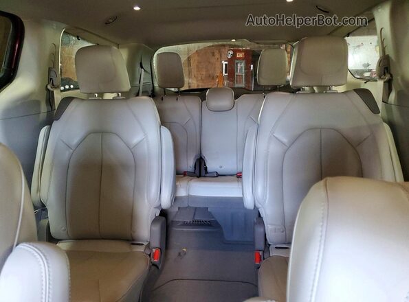 2C4RC1BG8MR504242 2021 CHRYSLER PACIFICA Burgundy Вид задніх сидінь