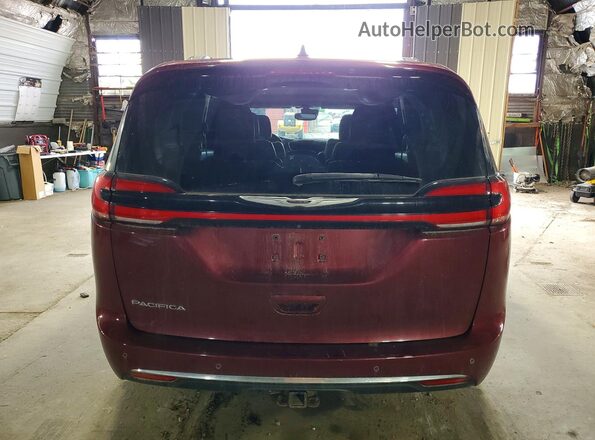 2C4RC1BG8MR504242 2021 CHRYSLER PACIFICA Burgundy Вид ззаду