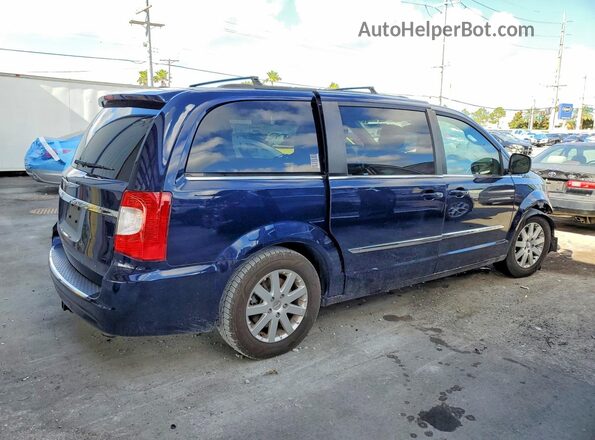 2C4RC1BG9GR135590 2016 CHRYSLER TOWN Синий Задняя правая четверть