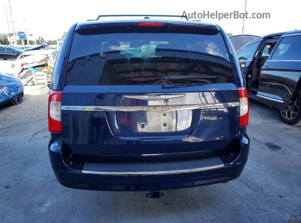 2C4RC1BG9GR135590 2016 CHRYSLER TOWN Синий Вид сзади