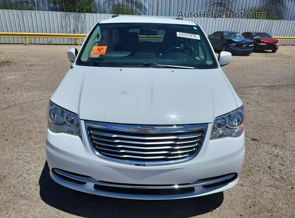 2C4RC1BG9GR164667 2016 CHRYSLER TOWN White წინა ხედი