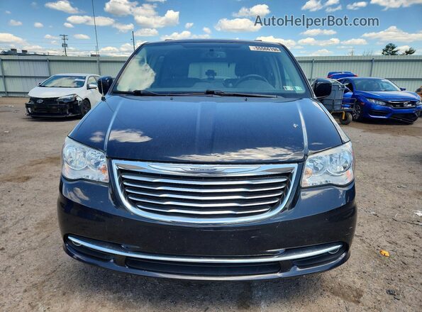 2C4RC1BG9GR167424 2016 CHRYSLER TOWN Black Widok z przodu