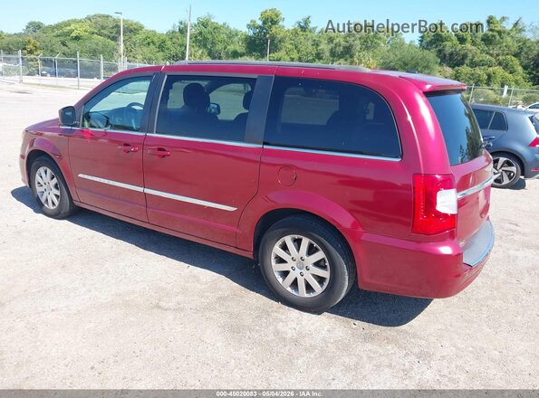 2C4RC1BG9GR215309 2016 CHRYSLER TOWN & COUNTRY Burgundy Задня ліва чверть