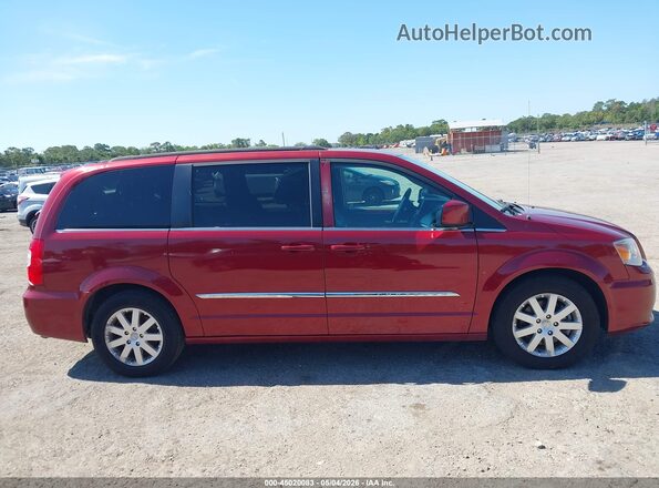 2C4RC1BG9GR215309 2016 CHRYSLER TOWN & COUNTRY Burgundy Вид задньої частини салону