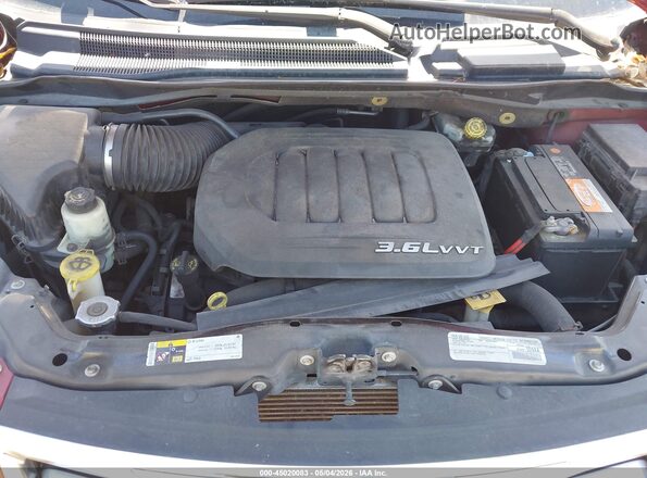 2C4RC1BG9GR215309 2016 CHRYSLER TOWN & COUNTRY Burgundy Вид ззаду