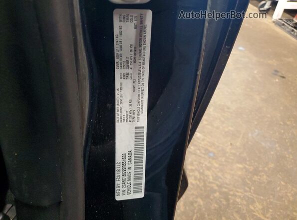 2C4RC1BG9SR551633 2025 CHRYSLER PACIFICA Black VIN sticker view