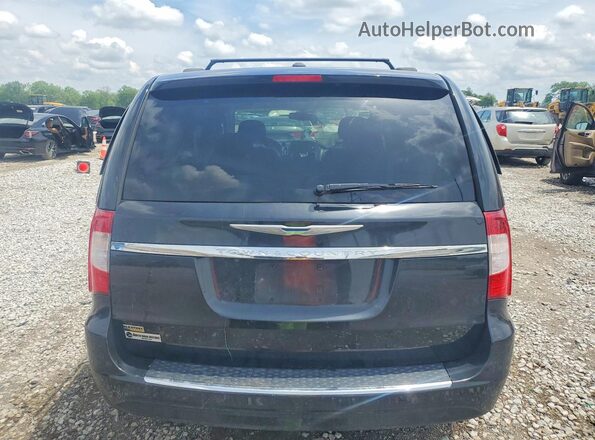 2C4RC1BGXGR280508 2016 CHRYSLER TOWN Black Հետևի տեսք