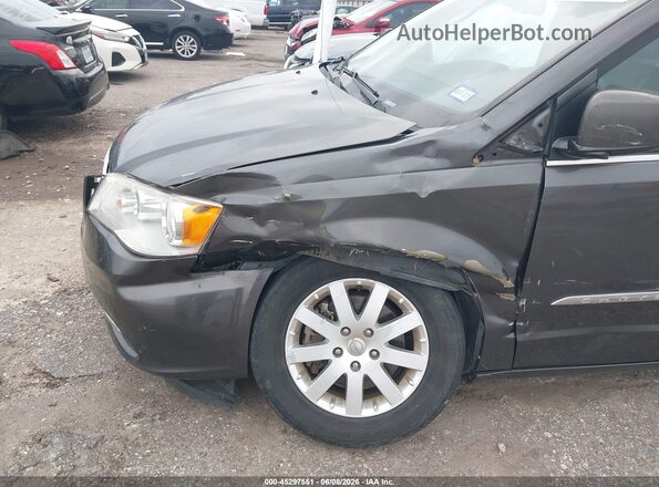 2C4RC1BGXGR293436 2016 CHRYSLER TOWN & COUNTRY Gray წინა ხედი