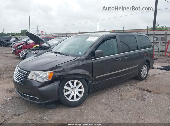 2C4RC1BGXGR293436 2016 CHRYSLER TOWN & COUNTRY Gray წინა მარცხენა ხედი სამი მეოთხედიდან