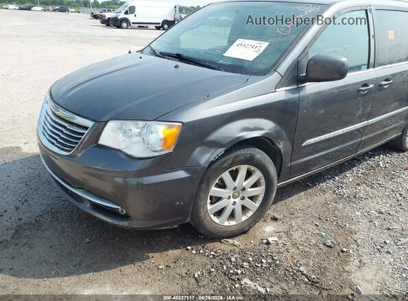 2C4RC1BGXGR296787 2016 CHRYSLER TOWN & COUNTRY Gray Front view