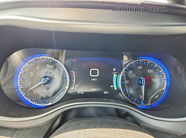 2C4RC1BGXRR107722 2024 CHRYSLER PACIFICA White Widok zestawu wskaźników