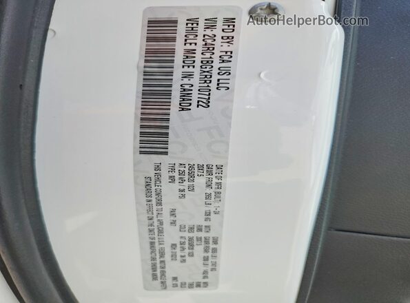 2C4RC1BGXRR107722 2024 CHRYSLER PACIFICA White Widok wnętrza 360 stopni