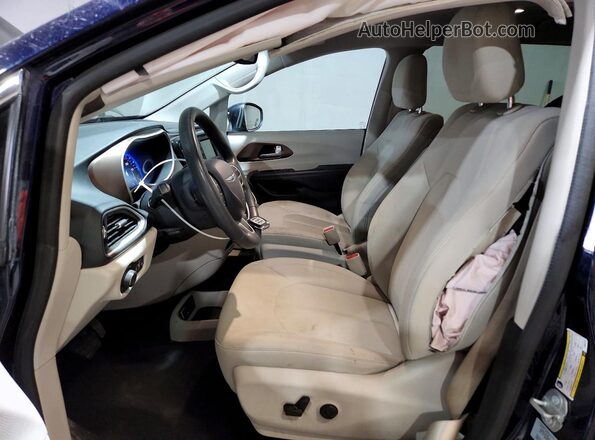 2C4RC1CG0HR657377 2017 CHRYSLER PACIFICA Blue წინა სალონის ხედი