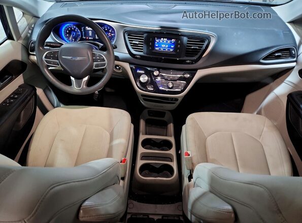2C4RC1CG0HR657377 2017 CHRYSLER PACIFICA Blue წინა პანელის ხედი