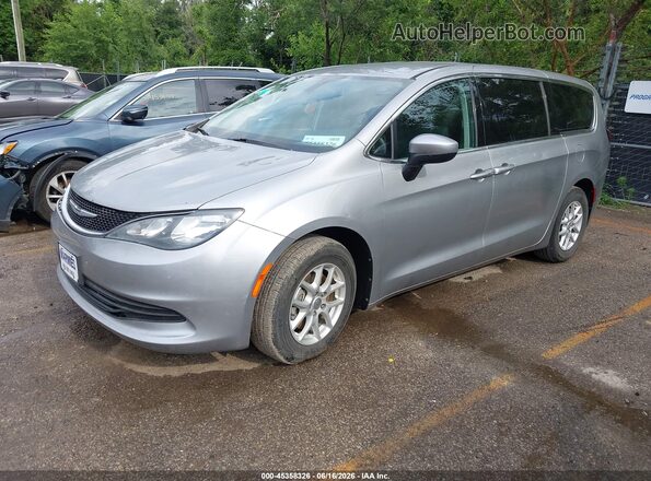 2C4RC1CG1HR771873 2017 CHRYSLER PACIFICA Gray წინა მარცხენა ხედი სამი მეოთხედიდან