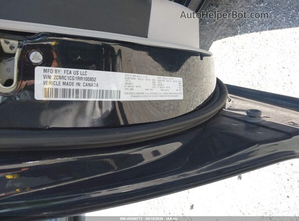 2C4RC1CG1RR100852 2024 CHRYSLER VOYAGER Black Շարժիչի բաժամունքի տեսք