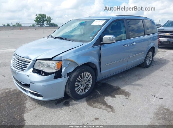 2C4RC1CG2GR190753 2016 CHRYSLER TOWN & COUNTRY Blue Vista tres cuartos delantera izquierda