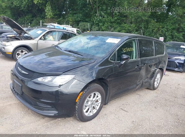 2C4RC1CG4PR525222 2023 CHRYSLER VOYAGER Черный Передняя левая четверть