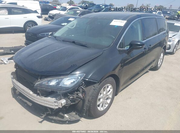 2C4RC1CG4RR176694 2024 CHRYSLER VOYAGER Black წინა მარცხენა ხედი სამი მეოთხედიდან