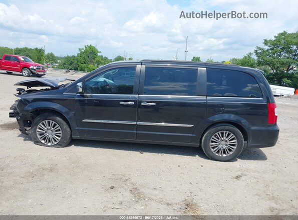 2C4RC1CG5GR207612 2016 CHRYSLER TOWN & COUNTRY Black Widok wnętrza z tyłu
