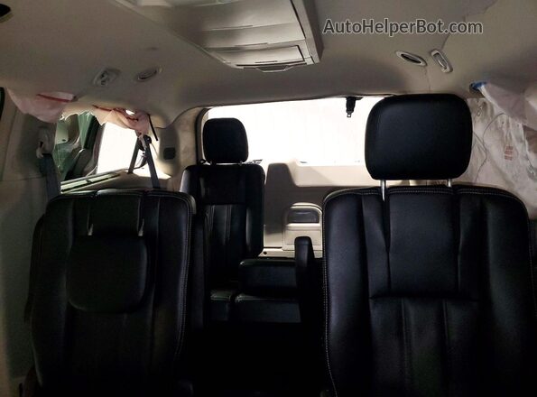 2C4RC1CG6GR190710 2016 CHRYSLER TOWN Gray უკანა სავარძლების ხედი