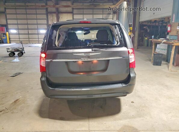 2C4RC1CG6GR190710 2016 CHRYSLER TOWN Gray უკანა ხედი