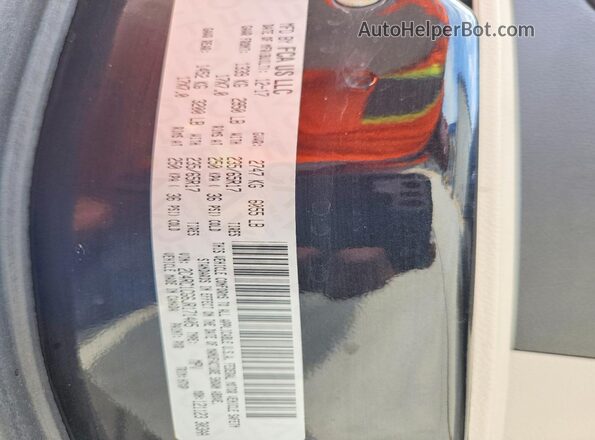 2C4RC1CG6JR171405 2018 CHRYSLER PACIFICA Black Widok naklejki z numerem VIN