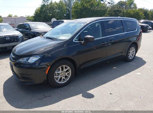 2C4RC1CG6MR568486 2021 CHRYSLER VOYAGER Black Առջևի ձախ երեք քառորդ տեսարան