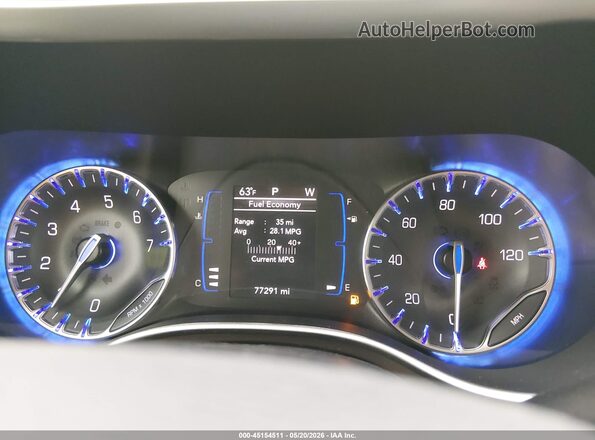 2C4RC1CG7NR131081 2022 CHRYSLER VOYAGER Темно-бордовый Вид задних сидений