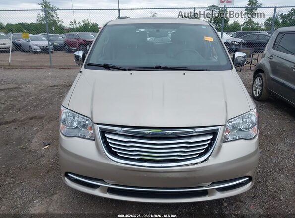 2C4RC1CG8GR113384 2016 CHRYSLER TOWN & COUNTRY Gold Вид щитка приладів