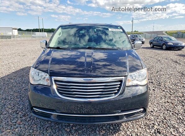 2C4RC1CG9GR261804 2016 CHRYSLER TOWN Черный Вид спереди