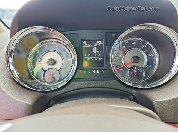 2C4RC1CGXGR112205 2016 CHRYSLER TOWN Gray Սարքավորումների վահանակի տեսք