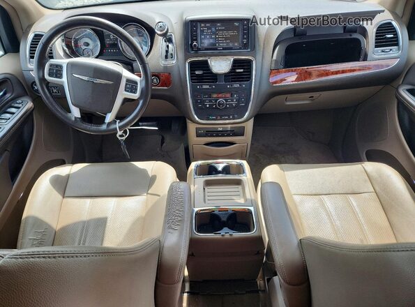 2C4RC1CGXGR112205 2016 CHRYSLER TOWN Gray Առջևի վահանակի տեսք