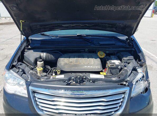 2C4RC1CGXGR207606 2016 CHRYSLER TOWN & COUNTRY Black Вид ззаду