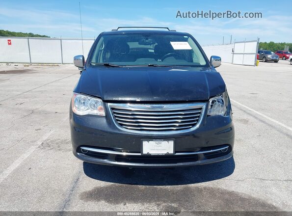2C4RC1CGXGR207606 2016 CHRYSLER TOWN & COUNTRY Black Вид щитка приладів