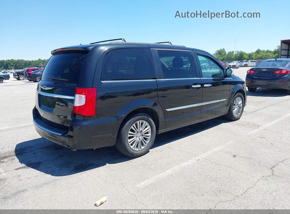 2C4RC1CGXGR207606 2016 CHRYSLER TOWN & COUNTRY Black Задня права чверть