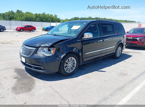 2C4RC1CGXGR207606 2016 CHRYSLER TOWN & COUNTRY Black Передня ліва чверть
