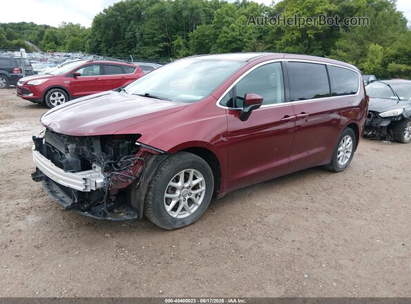 2C4RC1DG0HR528988 2017 CHRYSLER PACIFICA Burgundy წინა მარცხენა ხედი სამი მეოთხედიდან