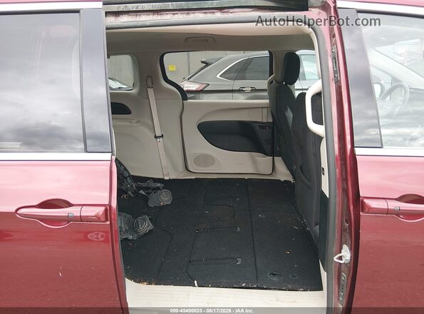 2C4RC1DG0HR528988 2017 CHRYSLER PACIFICA Burgundy VIN კოდის სტიკერის ხედი