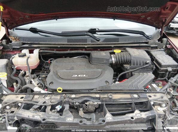 2C4RC1DG0HR528988 2017 CHRYSLER PACIFICA Burgundy უკანა ხედი