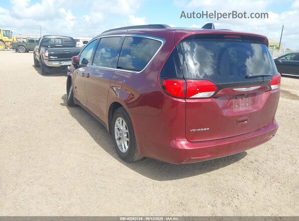 2C4RC1DG1MR528489 2021 CHRYSLER VOYAGER Maroon უკანა მარცხენა