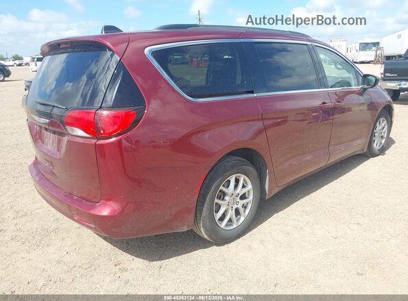 2C4RC1DG1MR528489 2021 CHRYSLER VOYAGER Maroon უკანა მარჯვენა