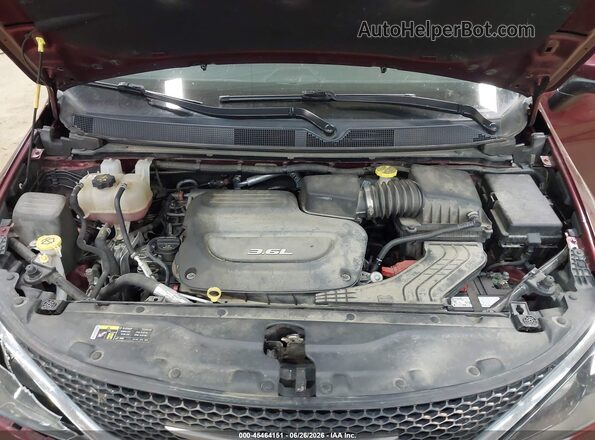 2C4RC1DG2HR634326 2017 CHRYSLER PACIFICA Red Widok z tyłu