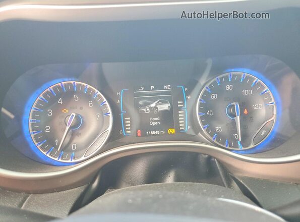 2C4RC1DG3HR711933 2017 CHRYSLER PACIFICA Серебряный Вид щитка приборов