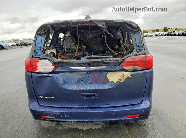 2C4RC1DG3LR192116 2020 CHRYSLER VOYAGER Blue უკანა ხედი