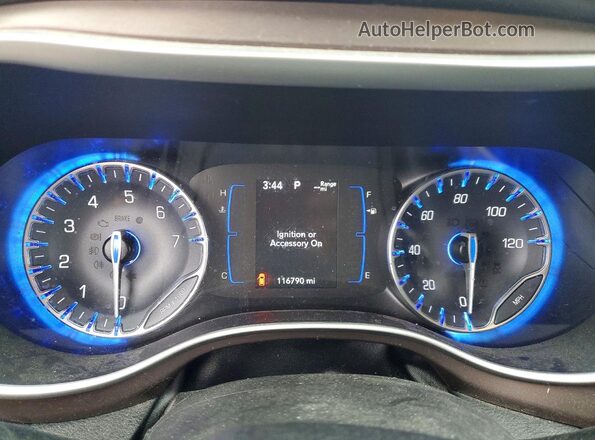 2C4RC1DG4MR506700 2021 CHRYSLER VOYAGER Бордовый Вид щитка приборов