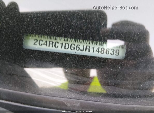 2C4RC1DG6JR148639 2018 CHRYSLER PACIFICA Blue ძრავის განყოფილების ხედი