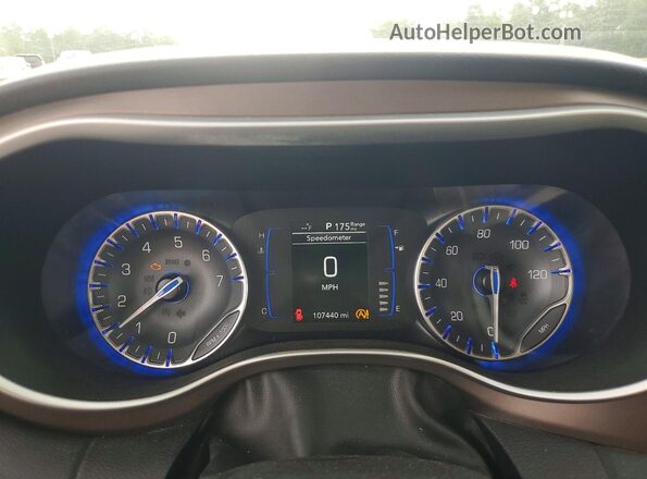 2C4RC1DG7MR526150 2021 CHRYSLER VOYAGER Burgundy Instrument cluster view