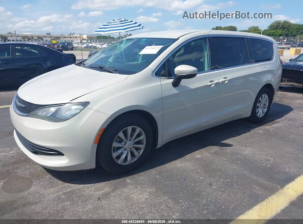 2C4RC1DG8HR565674 2017 CHRYSLER PACIFICA Cream წინა მარცხენა ხედი სამი მეოთხედიდან