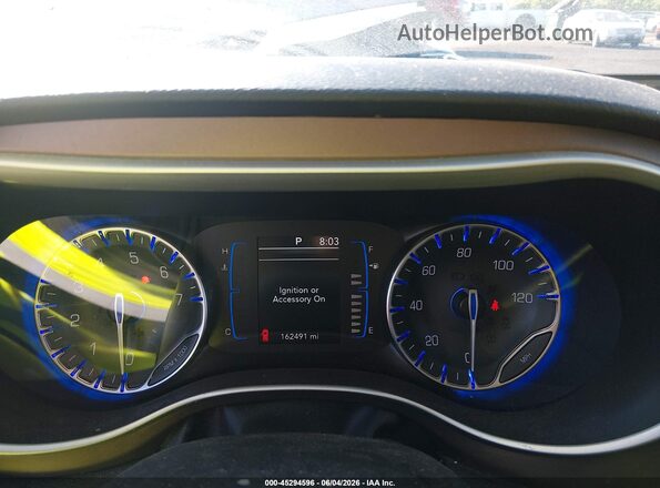 2C4RC1DG9HR508030 2017 CHRYSLER PACIFICA Silver უკანა სავარძლების ხედი